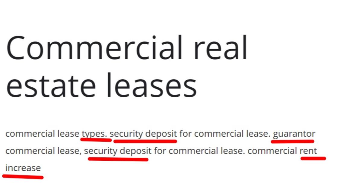 Commercial real estate leases for beginners